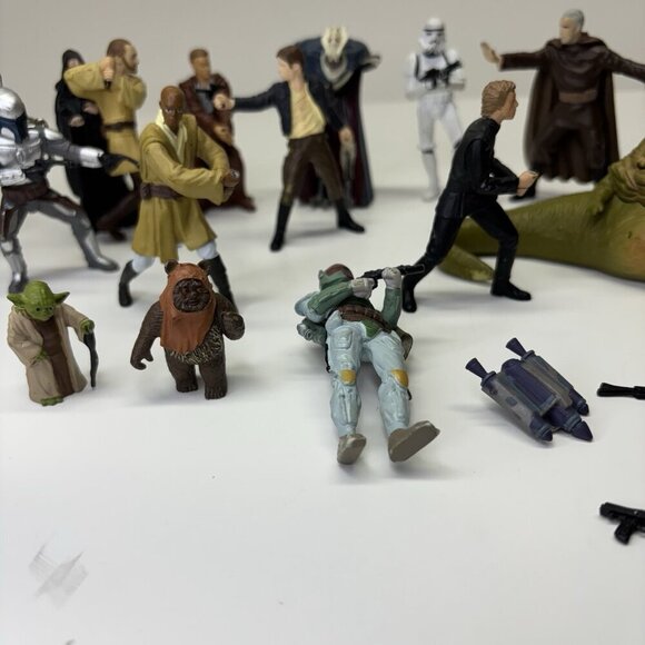 2007 LFL Star Wars C-3PO action figure keychain keyring charm Mega Lot 18+ Acces - Picture 3 of 15